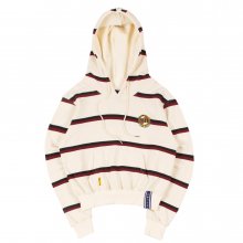 GNAC STRIPE HOOD_OATMEAL