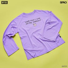 (BT21)긴팔 티셔츠_SPRL949G01_LIGHT PURPLE