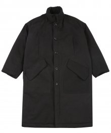 Tri Mixed Padding Coat [Black]