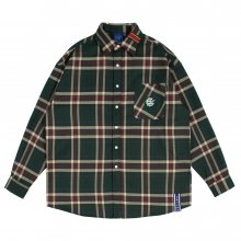 OLD CHECK WIDE SHIRT_GREEN