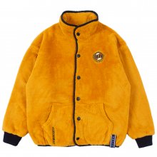 BUTTON FLEECE JUMPER_YELLOW