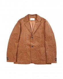 19FW CORDUROY SINGLE JACKET BROWN