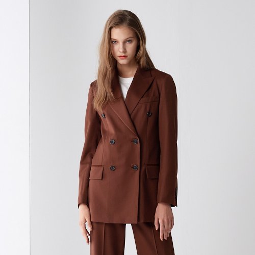 DOUBLE SET-UP пиджак BROWN