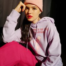 [FW19 Pink Panther] PP Hotfix Hoodie(Lavender)