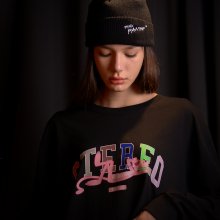 [FW19 Pink Panther] Stereo Logo Long Sleeve(Black)