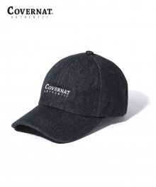 AUTHENTIC LOGO CURVE CAP DENIM BLACK