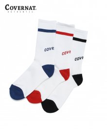 ARCH LOGO 3PACK SOCKS ORANGE/NAVY/BLACK