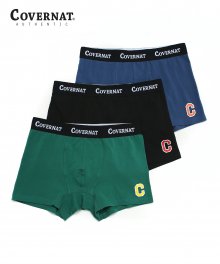 C LOGO 3PACK DRAWERS BLACK/GREEN/BLUE