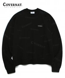 MULTI LOGO CREWNECK BLACK