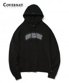 WAVE ARCH LOGO HOODIE BLACK