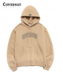 WAVE ARCH LOGO HOODIE BEIGE