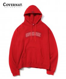 WAVE ARCH LOGO HOODIE RED