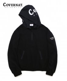 MIXED AUTHENTIC LOGO HOODIE BLACK