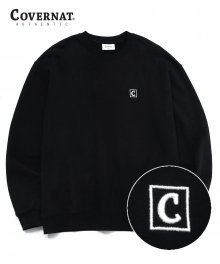 AUTHENTIC C LOGO CREWNECK BLACK