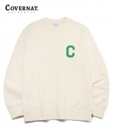 C LOGO CREWNECK IV/GN