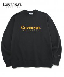 AUTHENTIC LOGO CREWNECK CHARCOAL