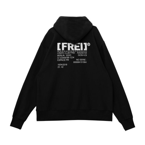 RECEIPT HOODIE(BLACK)