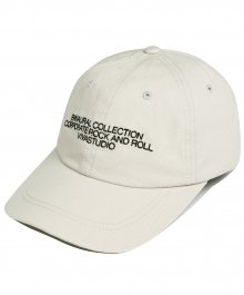 WASHED BALL CAP IA [BEIGE]