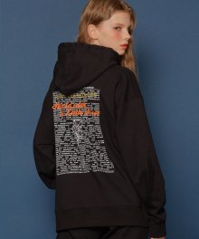 [UNISEX] 페이지 후드티 (BLACK)