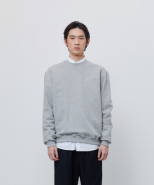 FINEST COTTON SWEATSHIRT-GREY