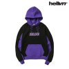 Two Color Mix Hlv Hoody Shirts - Purple