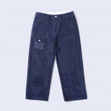 CORDUROY UTILITY PANTS NAVY