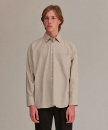 OVERFIT SHIRTS MEN [BEIGE]