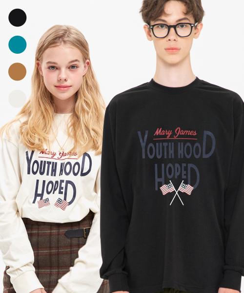 메리제임스(maryjames) [남녀공용] BANDIERA LONG SLEEVE (4 COLOR)