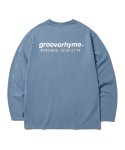 그루브라임(GROOVE RHYME) NYC LOCATION LONG SLEEVE T-SHIRTS (BLUE) [LRQSCTR311M]