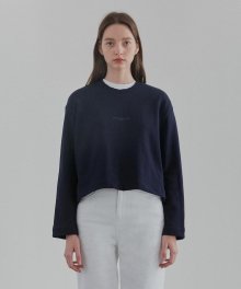 GRAPHIC SWEATSHIRTS WOMEN [NAVY]