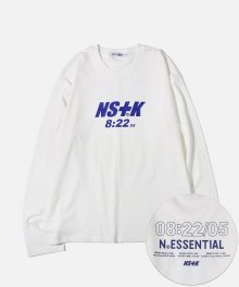 [NK] NSTK 822 LONGSLEEVE TEE (WHT) (19FW-K006)