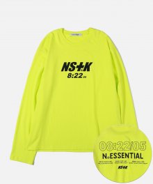 [NK] NSTK 822 LONGSLEEVE TEE (NEON GREEN) (19FW-K006)