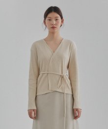 WRAP CARDIGANS WOMEN [BEIGE]