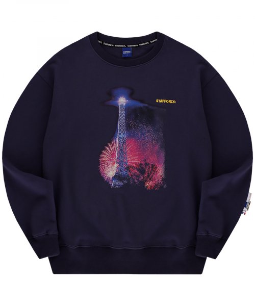 스텝온리(staffonly) [기모]PARIS TONIGHT (DARK GRAY)