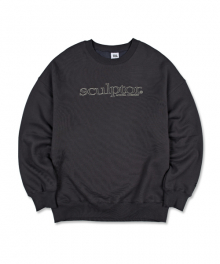 Retro Outline Sweatshirt [CHARCOAL]
