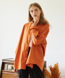 [unisex] neck shirts (orange)