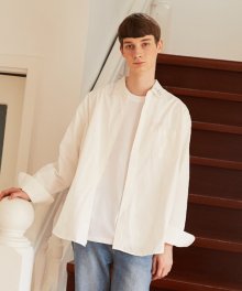 [unisex] neck shirts (white)