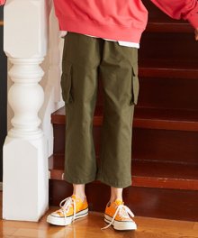 [unisex] orange point pants (khaki)