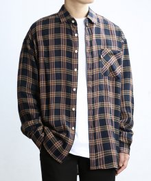 Brow Check Shirts (BR.Navy)