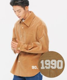 8s 코듀로이 1990 셔츠자켓 (brown)