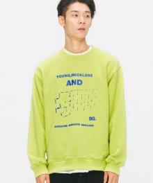 쉐도우 브릭 스웨트 셔츠 (neon)