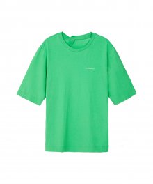 백 포인트 더블 로고 티셔츠  atb305w(Green)