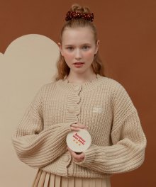 SLOGAN COIN WALLET_ivory
