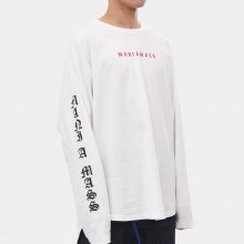 GOTHIC LETTERING LONG SLEEVE T-SHIRT