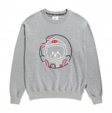 [RE-EDITION]아폴로 3D 라인 도그 스웨트 셔츠 그레이