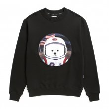 [RE-EDITION]아폴로 도그 패치 스웨트 셔츠 2019FW 블랙