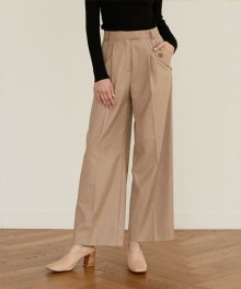 964 button pocket pants (beige)