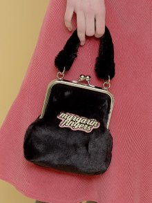 logo eco fur bag