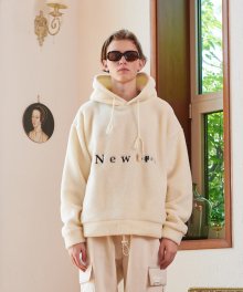 NEWTRO FLEECE HOOD T-SHIRT (IVORY)