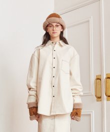 STITCH LONG SLEEVE SHIRT (IVORY)